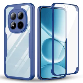   Techsuit - ColorVerse 360 tok kijelzővédővel - Xiaomi Redmi Note 15 Pro 4G - Kék