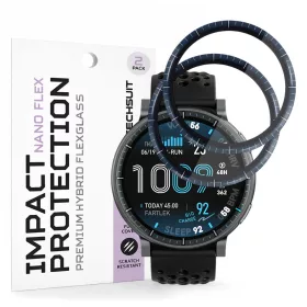 Techsuit - Nano Flex (2 pack) - Amazfit Active Max - Black