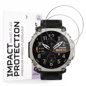   Techsuit - Nano Flex (2 pack) - Amazfit T-Rex Ultra 2 - Black