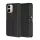 Techsuit - Leather Folio kinyitható tok - Oppo A6 4G - Fekete