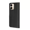 Techsuit - Leather Folio kinyitható tok - Oppo A6 4G - Fekete