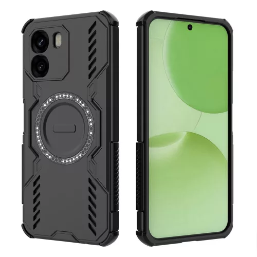 Techsuit - ArmorMag ütésálló tok - Oppo A6 4G - Fekete