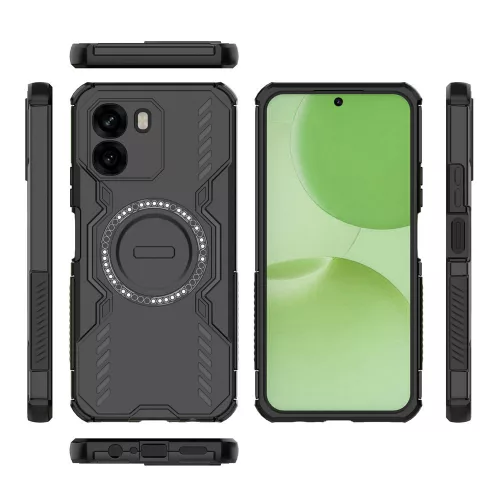 Techsuit - ArmorMag ütésálló tok - Oppo A6 4G - Fekete