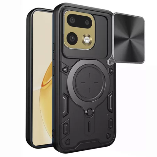 Techsuit - CamGuard Pro tok ütésálló tok - Realme 16 Pro+ - Fekete