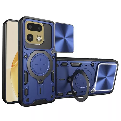 Techsuit - CamGuard Pro tok ütésálló tok - Realme 16 Pro+ - Kék