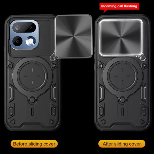 Techsuit - CamGuard Pro tok ütésálló tok - Realme 16 Pro+ - Kék