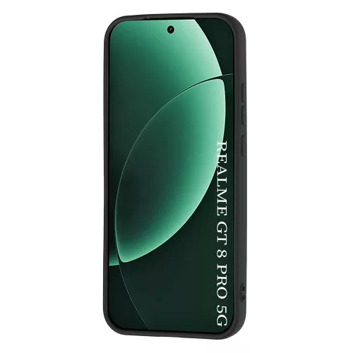 Techsuit - SoftFlex [Round Camera Cutout] - Realme GT 8 Pro - Black