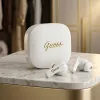 Guess - Vezeték nélküli fülhallgató Script Metal Logo (GUTWSX45PGSK) - Bluetooth V5.4, TWS, Mikrofonnal, Type-C, 400mAh - Fekete