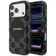 Karl Lagerfeld - Leather KL Monogram Logo MagSafe (KLHMP17L5PGKLMCK) - iPhone 17 Pro - Black