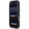 Karl Lagerfeld - Leather KL Monogram Logo MagSafe (KLHMP17L5PGKLMCK) - iPhone 17 Pro - Black