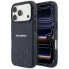 Karl Lagerfeld - Leather KL Monogram Logo MagSafe (KLHMP17L5PGKLMCB) - iPhone 17 Pro - Blue