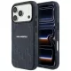 Karl Lagerfeld - Leather KL Monogram Logo MagSafe (KLHMP17L5PGKLMCB) - iPhone 17 Pro - Blue