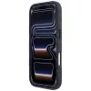 Karl Lagerfeld - Leather KL Monogram Logo MagSafe (KLHMP17L5PGKLMCB) - iPhone 17 Pro - Blue