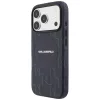 Karl Lagerfeld - Leather KL Monogram Logo MagSafe (KLHMP17L5PGKLMCB) - iPhone 17 Pro - Blue