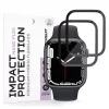 Techsuit - Nano Flex (2 pack) - Apple Watch 7 / 8 / 9 45mm - Black
