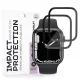 Techsuit - Nano Flex (2 pack) - Apple Watch 7 / 8 / 9 45mm - Black