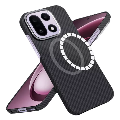 Techsuit - Aramid Fiber MagSafe tok - OnePlus 15 - Fekete