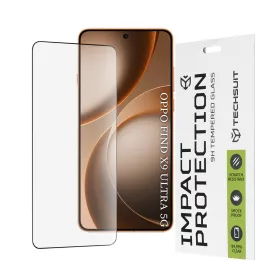   Techsuit - 111D Full Cover / Full Glue üvegfólia - Oppo Find X9 Ultra - Fekete