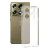 Techsuit - Clear Silicone tok - Motorola Signature - Átlátszó