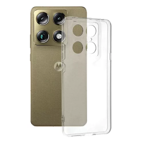 Techsuit - Clear Silicone tok - Motorola Signature - Átlátszó