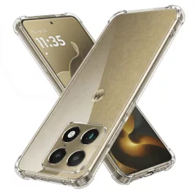   Techsuit - Shockproof Átlátszó Ütésálló Szilikon tok - Motorola Signature - Átlátszó