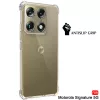 Techsuit - Shockproof Átlátszó Ütésálló Szilikon tok - Motorola Signature - Átlátszó