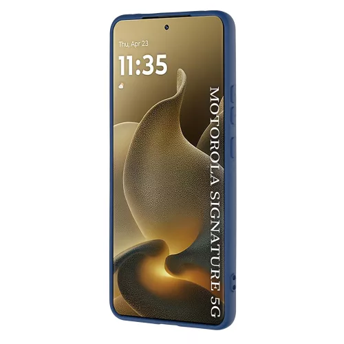 Techsuit - SoftFlex szilikon tok - Motorola Signature - Sötétkék