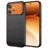Techsuit - Carbon szilikon tok - Honor 600 / 600 Pro - Fekete