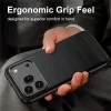 Techsuit - Carbon Silicone - Honor 600 / 600 Pro - Black