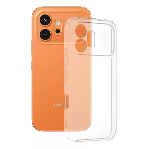 Techsuit - Clear Silicone - Honor 600 - Átlátszó tok