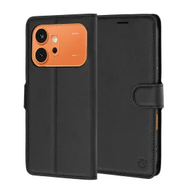 Techsuit - Leather Folio - Honor 600 / 600 Pro - Black