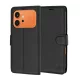 Techsuit - Leather Folio - Honor 600 / 600 Pro - Black