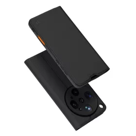   Techsuit - Magskin Book kinyitható tok - Oppo Find X9 Ultra - Fekete
