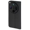 Techsuit - Magskin Book kinyitható tok - Oppo Find X9 Ultra - Fekete