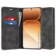 Techsuit - Confy Cover kinyitható tok - Honor 600 / 600 Pro - Fekete