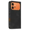 Techsuit - Confy Cover kinyitható tok - Honor 600 / 600 Pro - Fekete