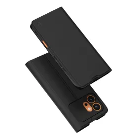 Techsuit - Magskin Book kinyitható tok - Honor 600 - Fekete