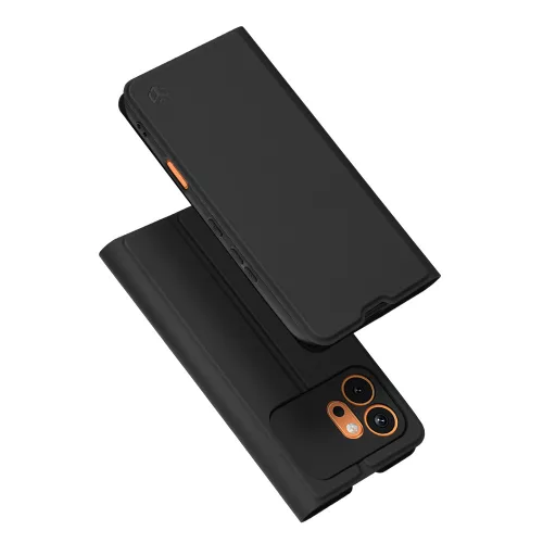 Techsuit - Magskin Book kinyitható tok - Honor 600 - Fekete