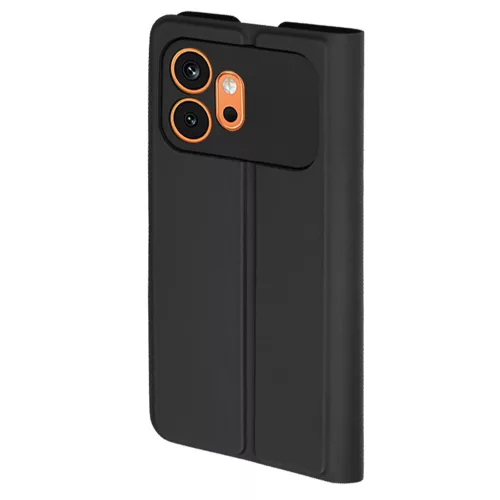 Techsuit - Magskin Book kinyitható tok - Honor 600 - Fekete