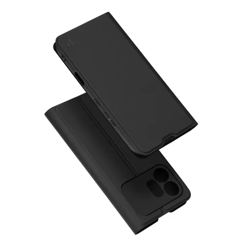 Techsuit - Magskin Book kinyitható tok - Honor 600 - Fekete