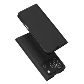   Techsuit - Magskin Book kinyitható tok - Honor 600 Pro - Fekete