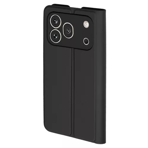Techsuit - Magskin Book kinyitható tok - Honor 600 Pro - Fekete