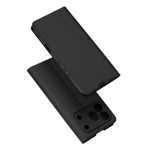 Techsuit - Magskin Book kinyitható tok - Honor 600 Pro - Fekete