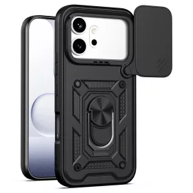   Techsuit - CamShield ütésálló tok - Honor 600 / 600 Pro - Fekete