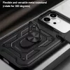 Techsuit - CamShield ütésálló tok - Honor 600 / 600 Pro - Fekete