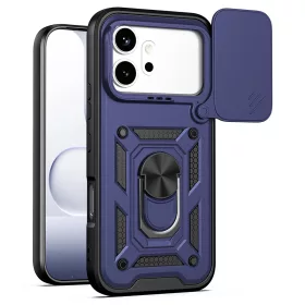   Techsuit - Camshield ütésálló tok - Honor 600 / 600 Pro - Kék