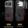 Techsuit - CamGuard Pro tok ütésálló tok - Honor 600 / 600 Pro - Fekete