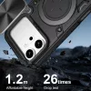 Techsuit - CamGuard Pro tok ütésálló tok - Honor 600 / 600 Pro - Kék