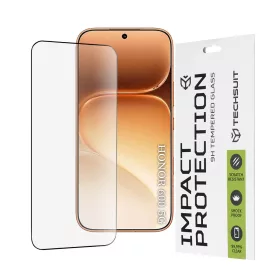   Techsuit - 111D Full Cover / Full Glue üvegfólia - Honor 600 / 600 Pro - Fekete