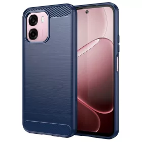   Techsuit - Carbon Silicone - Oppo A6 4G / A6x 4G / A6x 5G / A6k 4G - Blue
